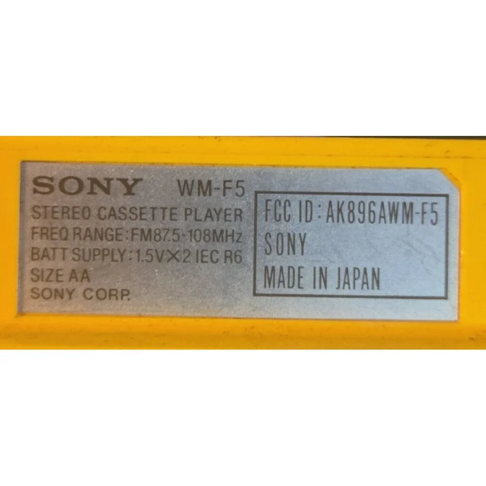 Sony set walkman